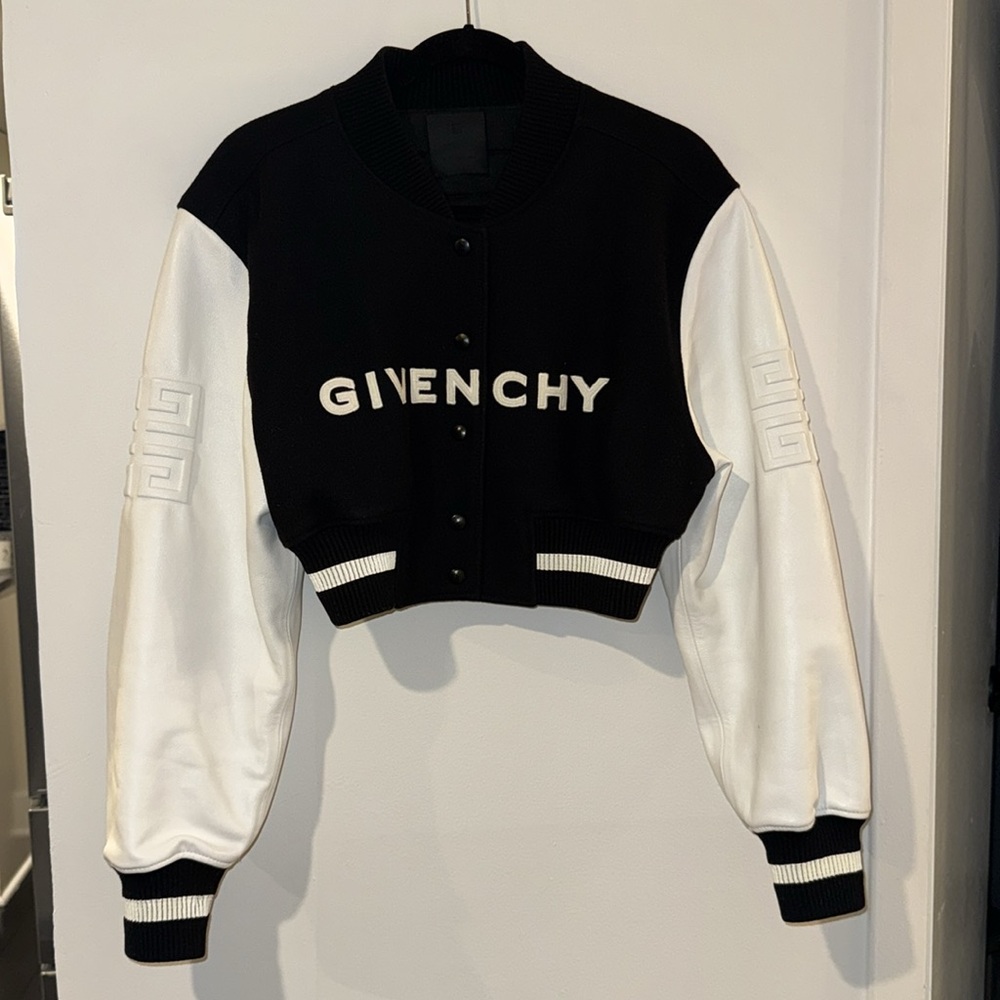 Givenchy Black and White Varsity Jacket